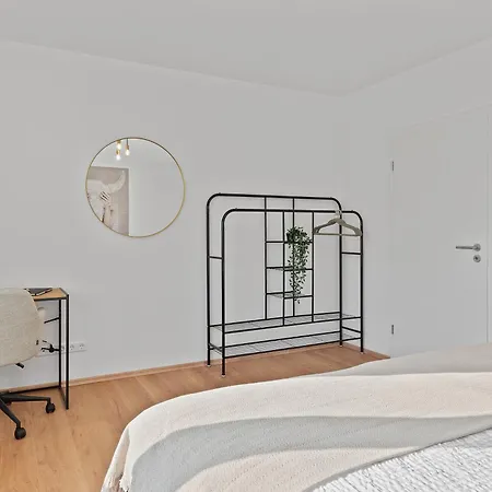 Apartment Roomfall Am Kurpark Mit Blick Ins Gruene-parkplatz-waschmaschine-kueche-wifi *